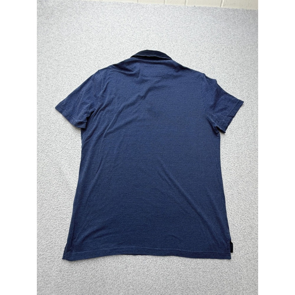 Rodd & Gunn Polo Shirt Mens XL Blue Sports Fit Geometric Knit Short Sleeve - Picture 7 of 9